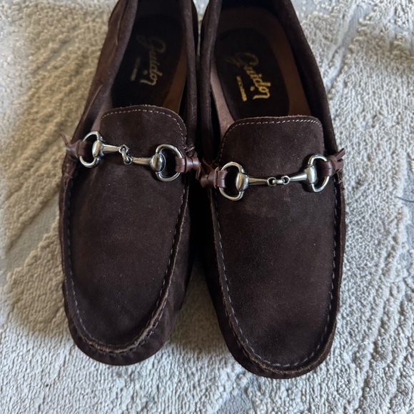 GUIDO driving loafer chocolate brown suede leather 2409 42 / 10 main image 4